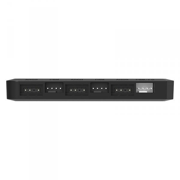 Sterownik wentylatorów / Moduł do komputera RGB PWM Darkflash RC2 (czarny)