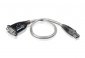 Kabel ATEN UC-232A (0,40m; USB M - RS-232 M; kolor srebrny) 
