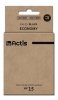 Actis KH-15 Tusz (zamiennik HP 15 C6615N; Standard; 44 ml; czarny) 