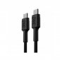 GREEN CELL KABEL KABGC31 GC POWERSTREAM USB-C - USB-C 30CM, POWER DELIVERY 60W, ULTRA CHARGE, QC 3.0 