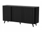 Komoda VOLARE 151x39x75 czarny 