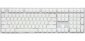 Ducky One 2 White Edition klawiatura Uniwersalne USB Niemiecki Biały 