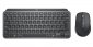 Logitech 920-011054 klawiatura Dołączona myszka Biuro RF Wireless + Bluetooth QWERTZ Niemiecki Grafitowy 