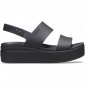 Sandały damskie Crocs Brooklyn Low Wedge czarne 206453 060 