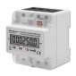 QOLTEC LICZNIK ZUŻYCIA ENERGII TRÓJFAZOWY NA SZYNĘ DIN | 230V | LCD | 4P 