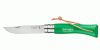 Opinel Nóż Colorama 07 Green rzemień 002210