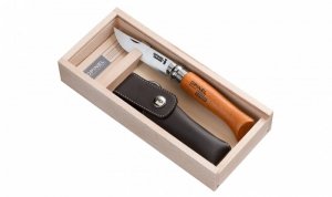 Nóż Składany Opinel No 08 Carbon Steel z etui