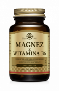 Solgar Magnez z witaminą B6