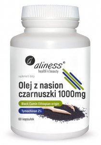 Medicaline Aliness Olej z nasion czarnuszki 2% 1000 mg