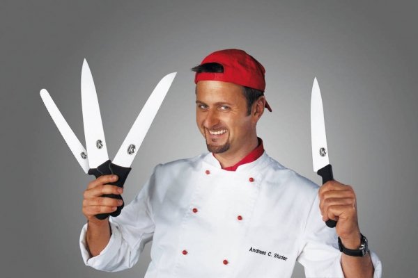Grawerowanie laserowe na ostrzu noża kuchennego Victorinox