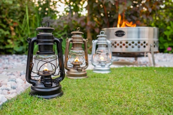 Lampa naftowa Feuerhand Hurricane Baby Special 276 Anthracite Grey