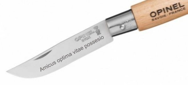 Nóż Składany Opinel No 08 Inox Animalia Hare 002333