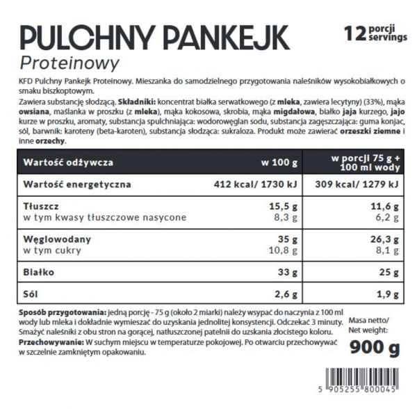 KFD Pulchny Pankejk 900 g