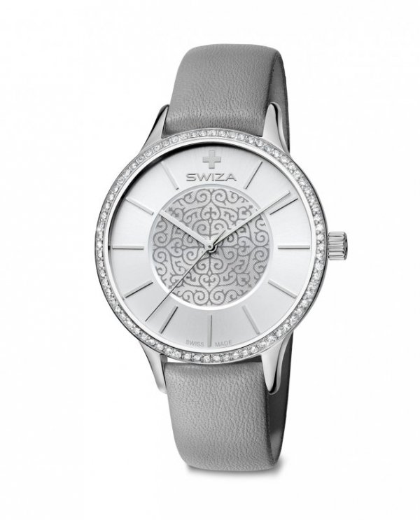 Zegarek damski Swiza Stella, Sst, silver, grey WAT.0631.1005
