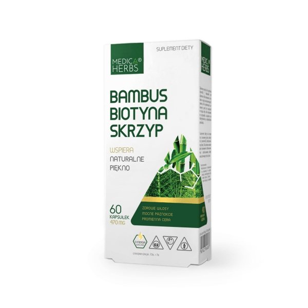 Medica Herbs Bambus Biotyna Skrzyp (Termin ważności 09/2022)