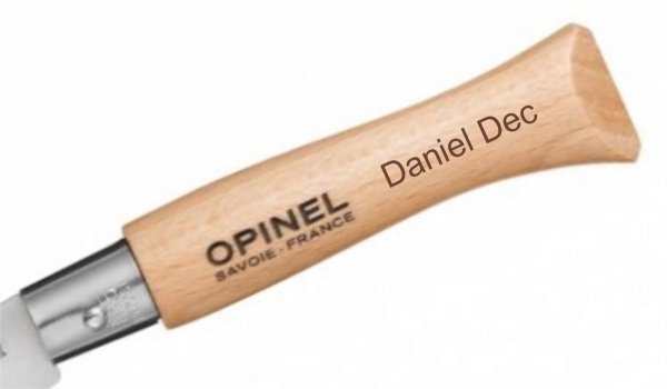 Nóż Składany Opinel No 08 Inox Lux Walnut