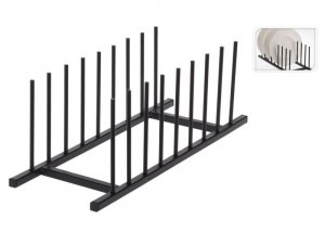 Stojak na talerze organizer metalowy