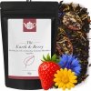 Czerwona herbata Pu-Erh z truskawką, kwiatami bławatka i nagietka 50g