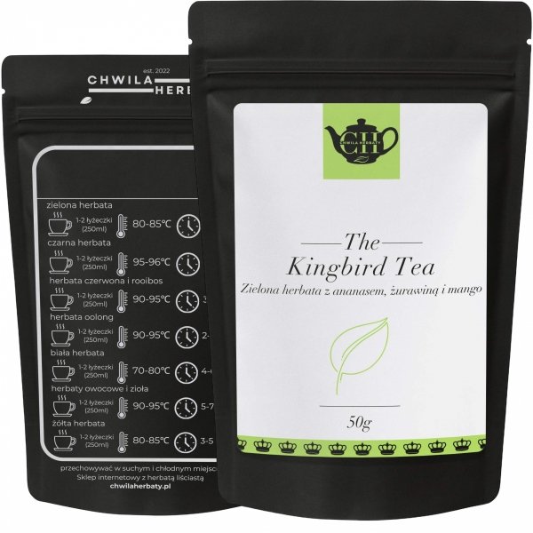 Zielona Herbata Sencha z ananasem, mango i żurawiną 50g – Rajski Ptak