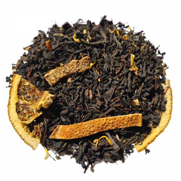 Herbata Czarna - Aromatyzowana - Orange Beauty Black - Czarna herbata liściasta z pomarańczą 50g