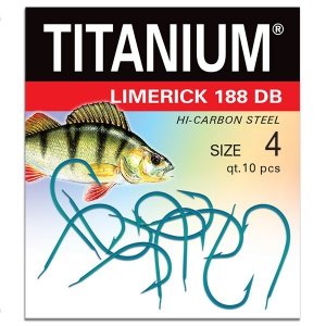 Haczyk Titanium LIMERICK 188DB (10 szt.), rozm. 4