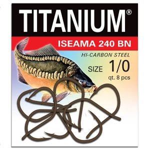 Haczyk Titanium ISEAMA 240BN 240 (8 szt.), rozm. 1/0