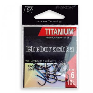 Haczyk Titanium Cheburashka 291BN (10 szt.), rozm. 4
