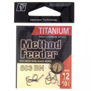 Haczyk Titanium Method Feeder 503 (10 szt.), rozm. 6