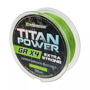 Plecionka Titan Power GA X4 0,08mm, 150m, zielona