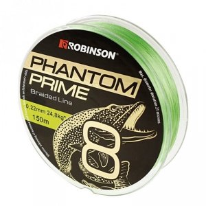 Plecionka Phantom Prime X8 0,18mm, 150m, jasnozielona