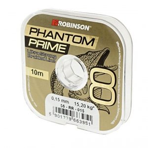 Plecionka Phantom Prime X8 0,08mm, 10m, ciemnozielona