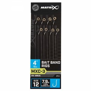 Przypony Matrix MXC-3 Bait Band Rigs 4 10cm - 12
