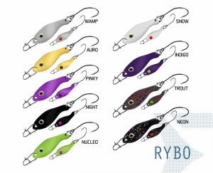 Wahadłówka Delphin RYBO 0.5g AURO Hook #8 Snap 00