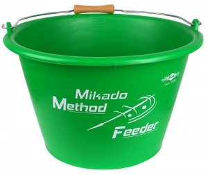 WIADRO - MIKADO METHOD FEEDER - poj. 17l - ZIELONE - op.1szt.