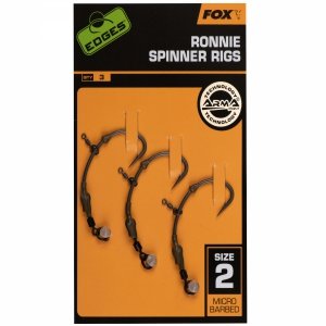 Przypony Karpiowe Fox Ronnie Spinner Rigs X3 Size 2