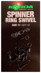 Krętlik z szybkozłączką Korda Spinner Ring Swivel Size 11. KSPIN2