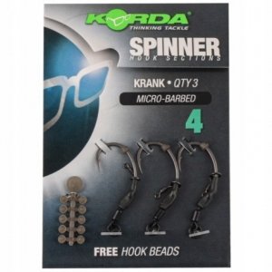 Przypony Korda - Spinner Hook Sections Krank nr 4. KCR126