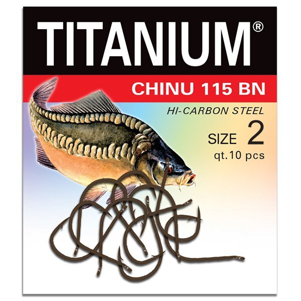 Haczyk Titanium CHINU 115BN (10 szt.), rozm. 2