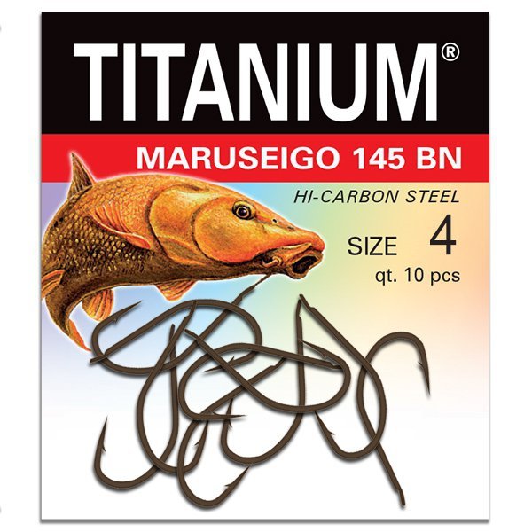 Haczyk Titanium MARUSEIGO 145BN (10 szt.), rozm. 4