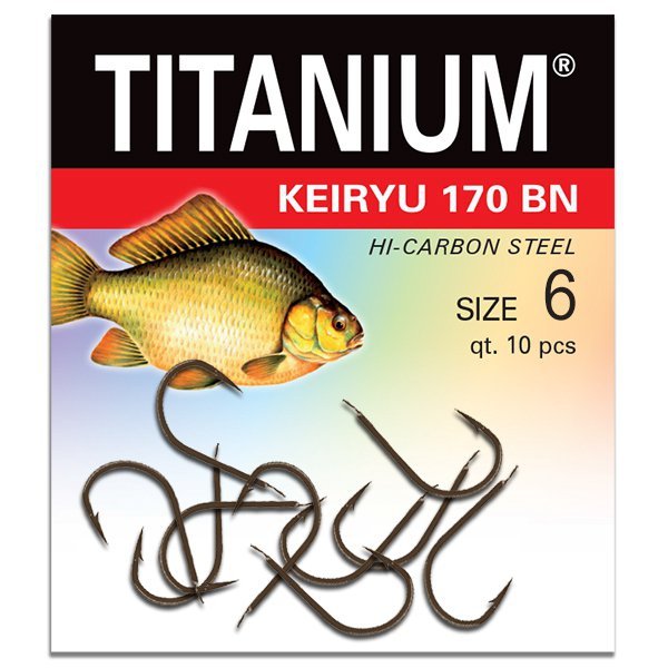 Haczyk Titanium KEIRYU 170BN (10 szt.), rozm. 6