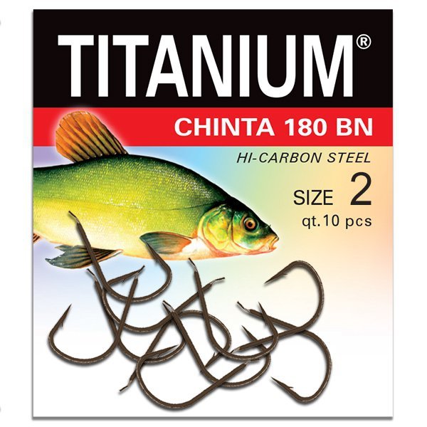 Haczyk Titanium CHINTA 180BN (10 szt.), rozm. 2
