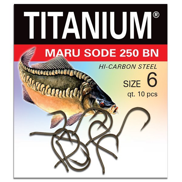 Haczyk Titanium MARU SODE 250BN (10 szt.), rozm. 6