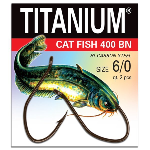 Haczyk Titanium CAT FISH (2 szt.), rozm. 6/0