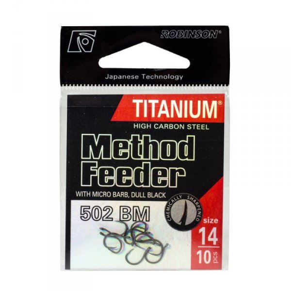 Haczyk Titanium Method Feeder 502 (10 szt.), rozm. 14