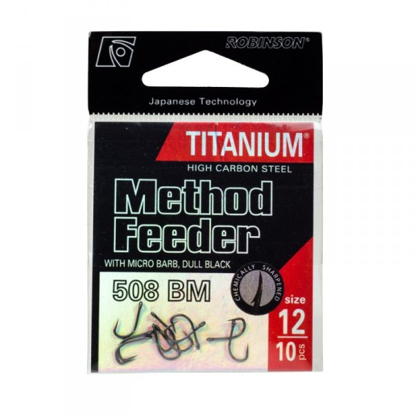 Haczyk Titanium Method Feeder 508 (10 szt.), rozm. 12