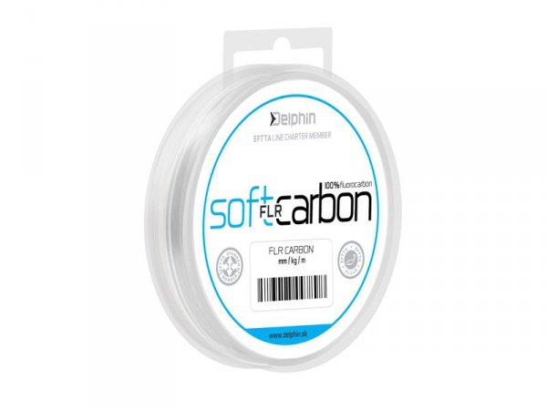 Delphin SOFT FLR CARBON - 100% fluorocarbon 0,369mm 8,69kg 20m