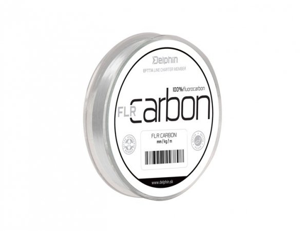 Delphin FLR CARBON - 100%  fluorocarbon 0,185mm 2,7kg 50m