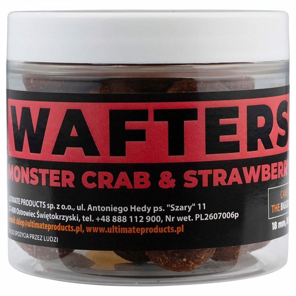 Kulki Ultimate Products Monster Crab &amp; Strawberry Wafters 18mm