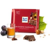 Ritter Sport Rum Raisins Hazelnuts - 100g
