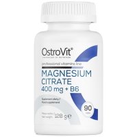 OstroVit Magnesium Citrate 400mg + B6 - 90 tabl.